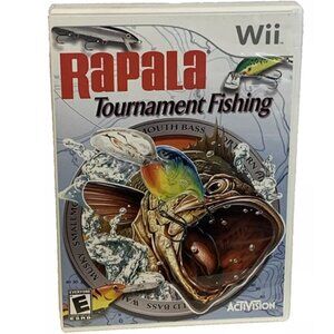 Rapala Tournament Fishing (Nintendo Wii, 2006) - Big Mouth Bass Cast Crank Hook